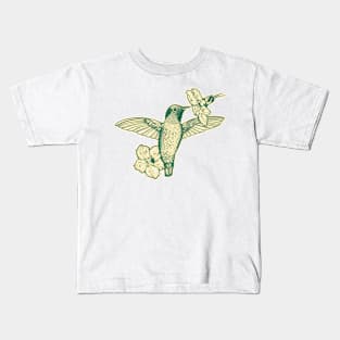 Hummingbird colors Kids T-Shirt